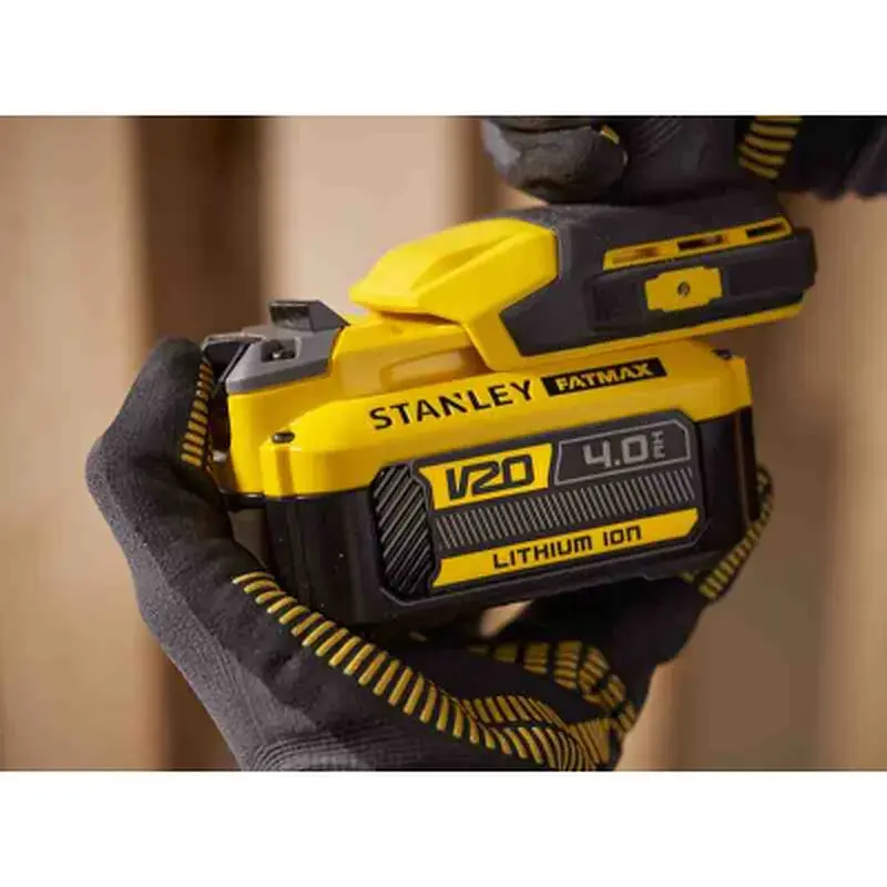 Дриль Stanley кутова FATMAX® V20, Li-lon 18V, 45 Нм, 0-600/1900 об/хв (без АКБ та ЗП) (SFMCD750B) - фото 12