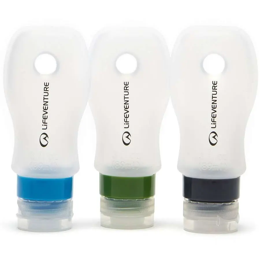 Набір Lifeventure Silicone Flight Bottle Set Білий - фото 2