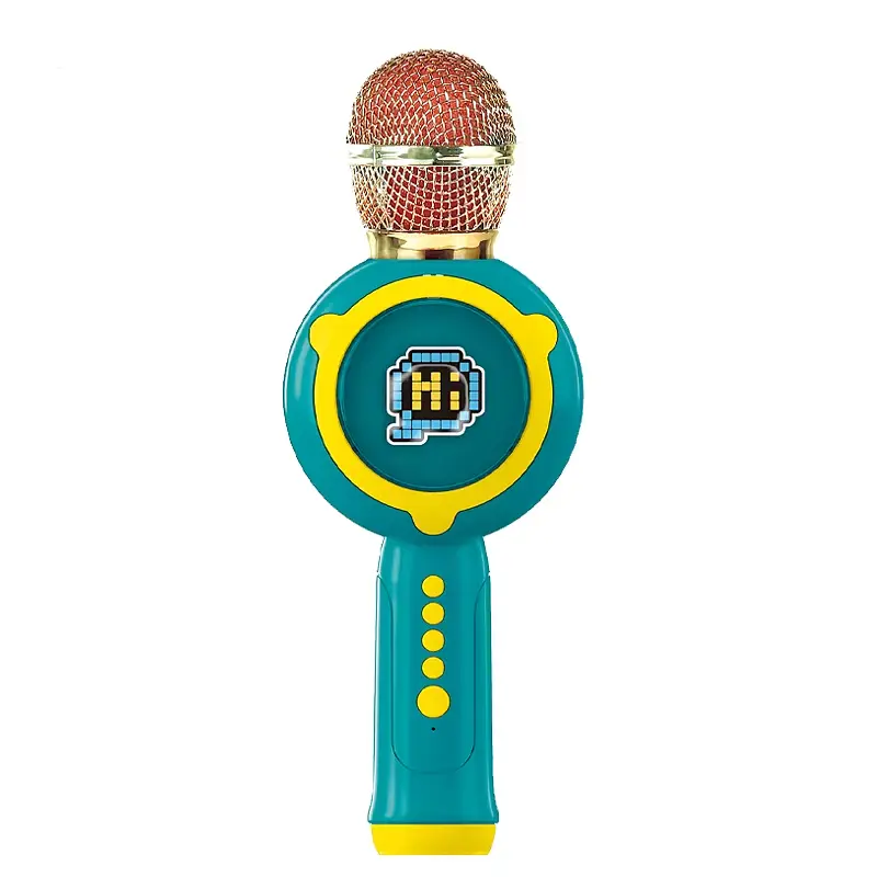 Мікрофон, HY850-52-65-66-E, 23 см, акумулятор, Bluetooth, з музичними та світловими ефектами (В асортименті) - фото 4