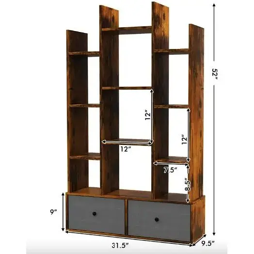 Стелаж Costway Drawer в стилі Loft - фото 5