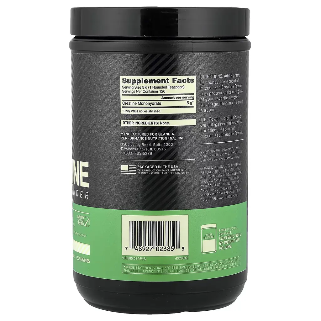 Мікронізований Моногідрат Креатин Optimum Nutritionу - 600 г - фото 2