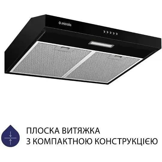 Витяжка пласка Minola HPL 504 BL - фото 2