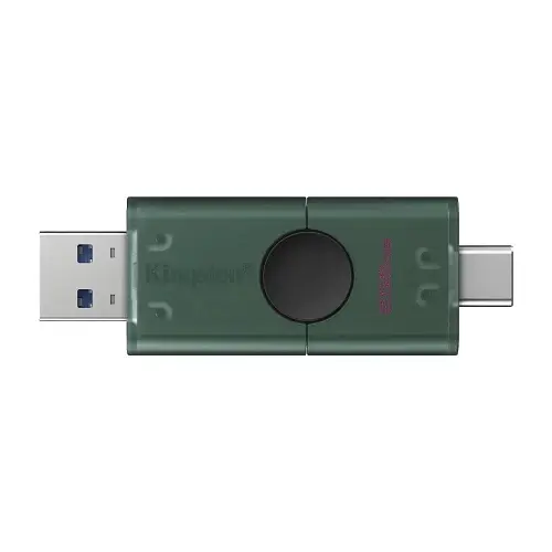 Флеш накопитель USB 256Gb DataTraveler Duo, Green/Black Kingston teh0021095 - фото 3