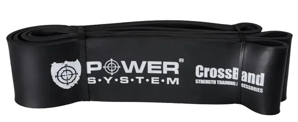 Резинка для фитнеса и кроссфита Power System PS-4055 CrossFit Level 5 Black (сопротивление 25-65 кг) (PS-4055_Black) - фото 2