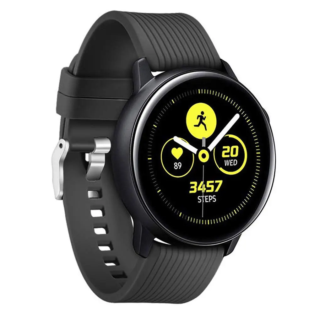 Ремінець BeWatch шириною 20 мм для Samsung Galaxy Watch 42 mm \ Galaxy Active Чорний (1012101) - фото 3