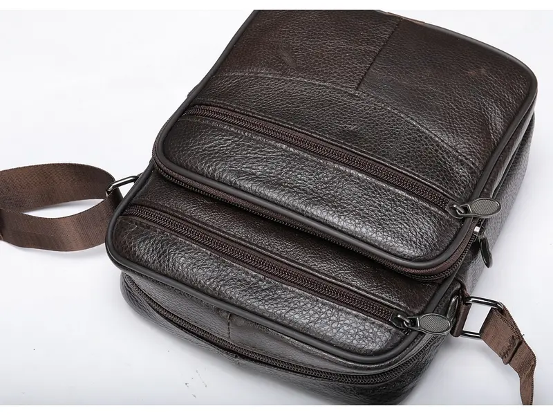 Чоловіча шкіряна сумка Vintage 22,5х18,5х5 см sum0012796 - фото 7