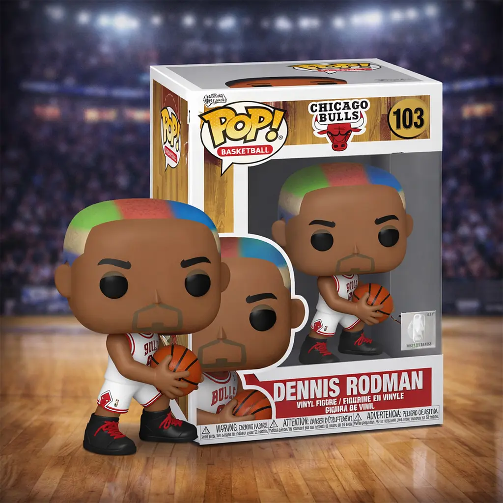 Ігрова фігурка Funko POP! серії NBA Chicago Bulls - Денніс Родман (55216) - фото 5