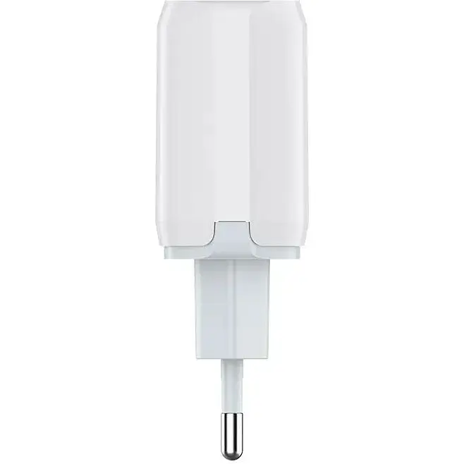 Зарядний пристрій Celebrat C-N3 12W2USB + Type-C cable White - фото 3