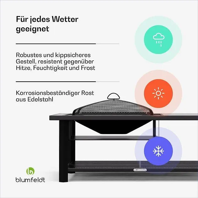 Мангал барбекю гриль Blumfeldt Merano Avanzato L (10041255) - фото 5
