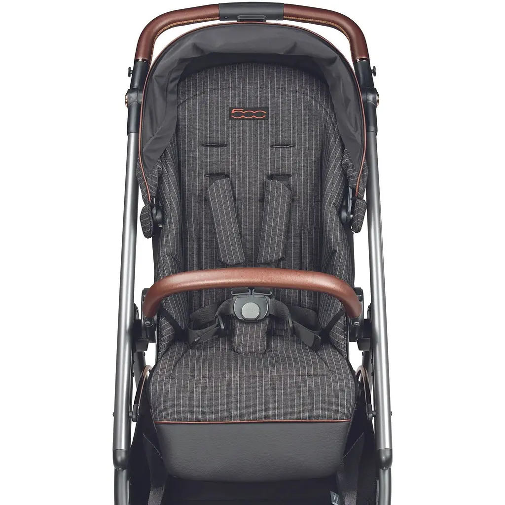 Коляска Peg-Perego Veloce 500, 2 в 1, вишукано-коричнева зі смужкою (PACK-VEL2100000003) - фото 3
