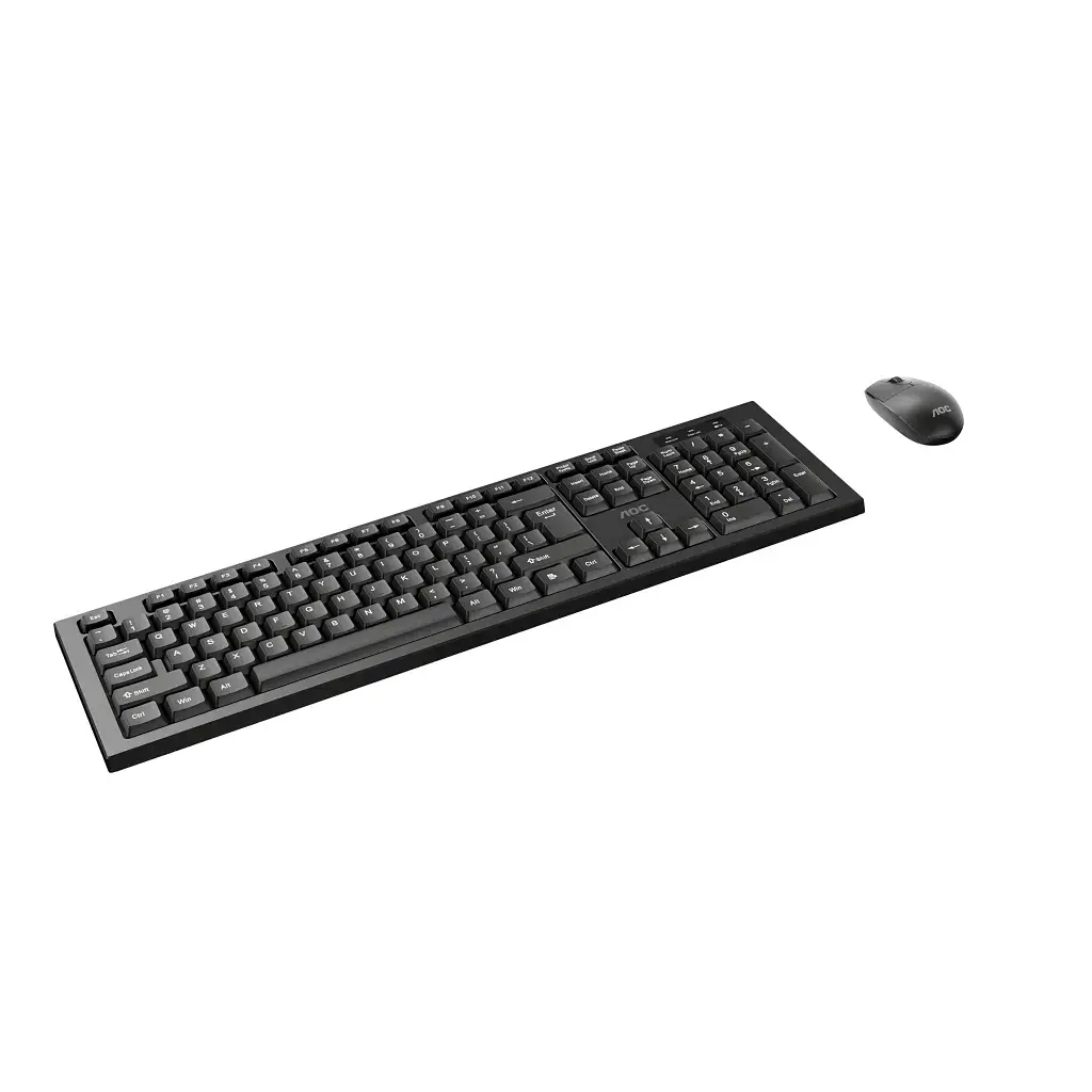 Комплект AOC KM210B Wireless UA Black (KM210B/97) - фото 7