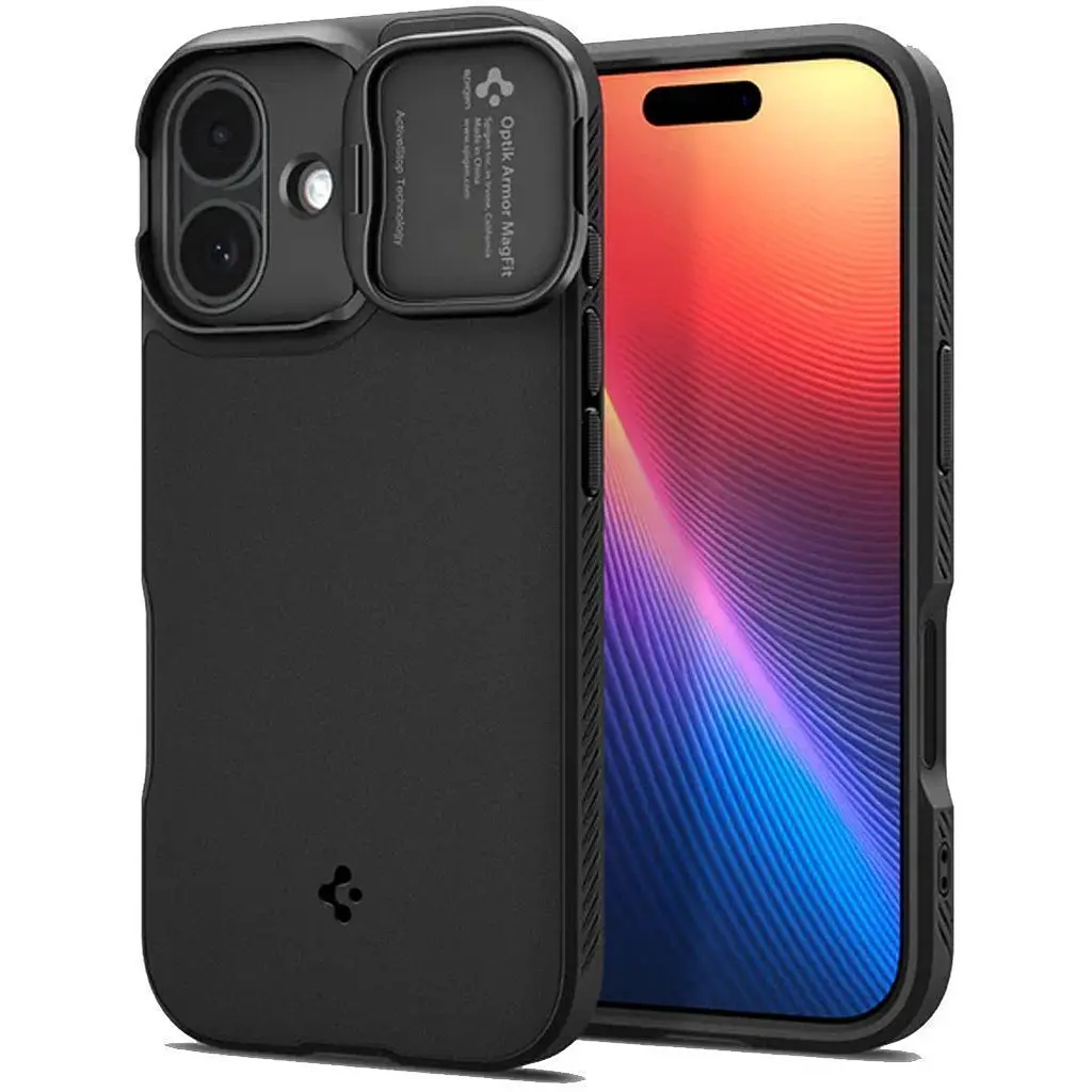 Чохол Spigen Optik Armor для iPhone 17 Black (ACS09987) - фото 3