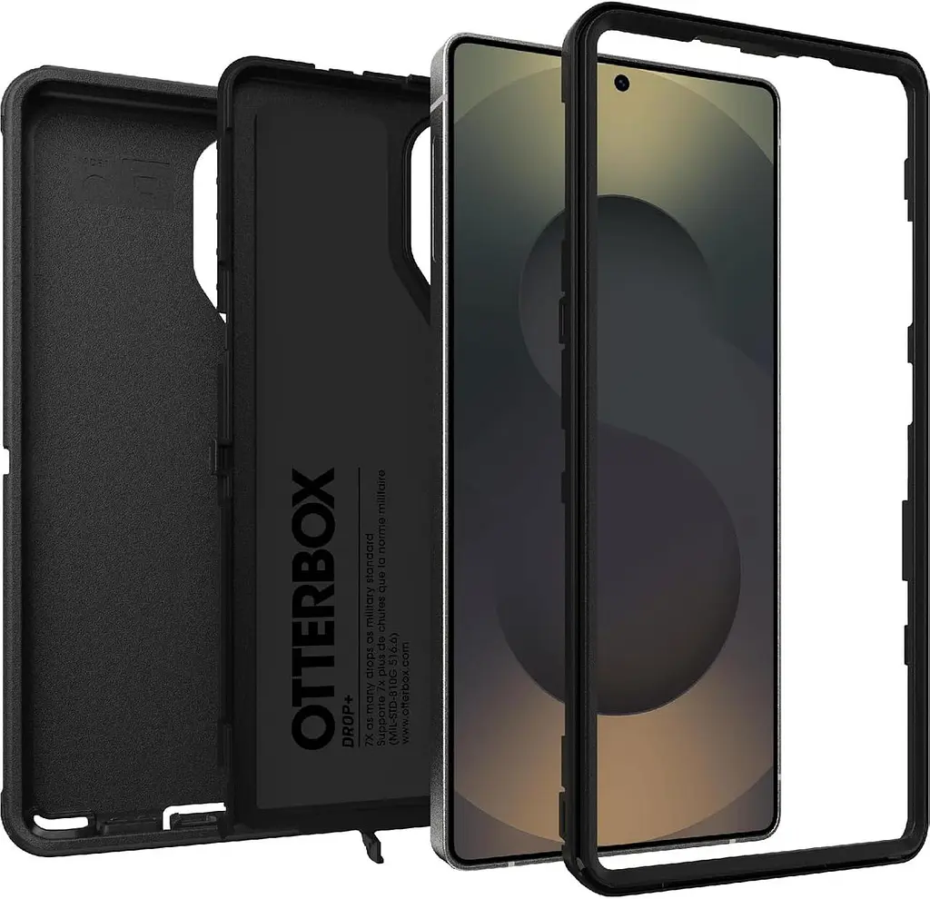 Оригінальний протиударний чохол для Samsung Galaxy S25 Ultra OtterBox Defender Black 77-97480 з кліпсою - фото 3