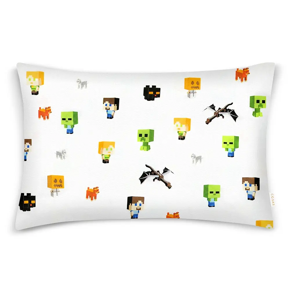 Дитяча постільна білизна в ліжечко Cosas Minecraft Dragon CS1 110х140 см (MinecraftDragon_El80-52Grey_140) - фото 4