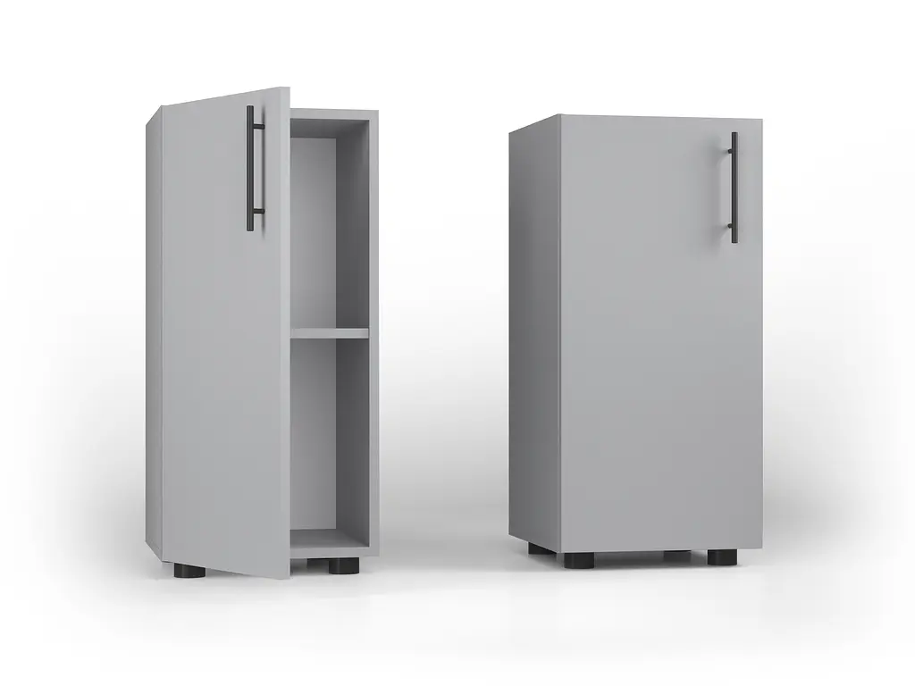 Пенал закритий низький ОП-711 Orange-Line 350х347х750 Сіра мишка - фото 2