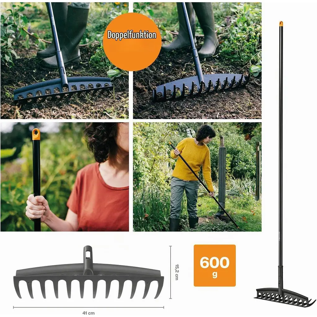 Граблі універсальні Fiskars Solid M (1003466) - фото 2