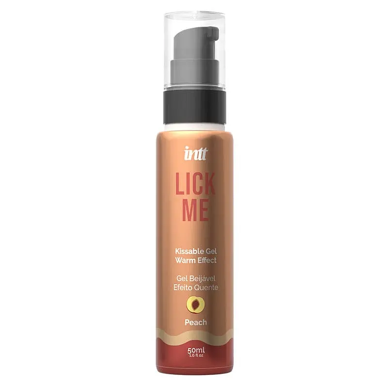 Лубрикант - Intt Lick Me Peach Kissable Gel With Warm Effect, 50 мл - фото 2