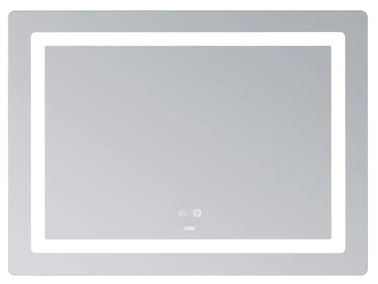 Дзеркало Lidz Kubis (KU2) 900х700 мм з LED-підсвічуванням Touch LD78LF90448452 - фото 3