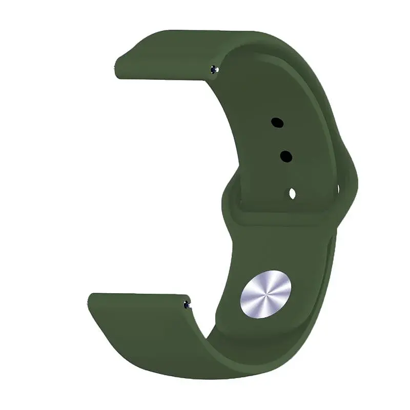 Силіконовий ремінець BeCover для Xiaomi Amazfit Bip/Bip Lite/Bip S Lite/GTR 42mm/GTS/TicWatch S2/TicWatch E Green (706207) - фото 2