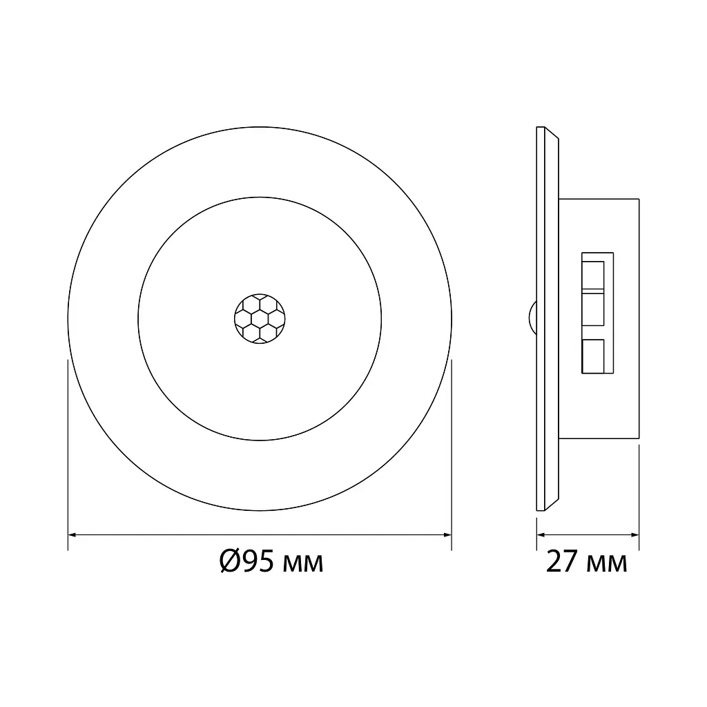 LED світильник акумуляторний з датчиком руху Videx VL-NL114W-G (28976-000) - фото 13