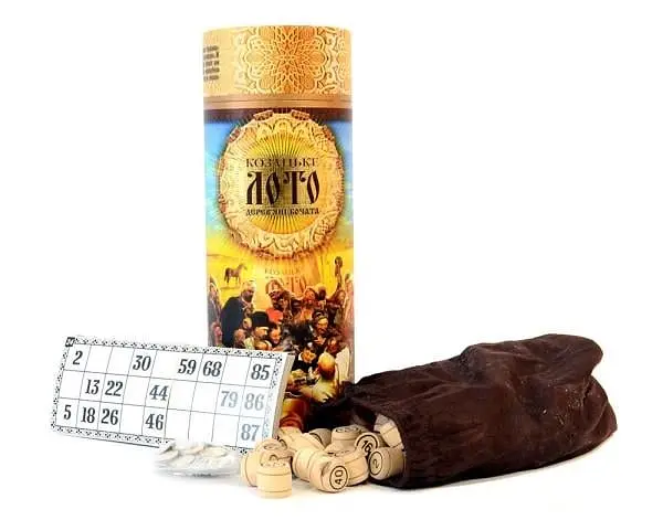 Настільна гра Danko Toys Лото Козацьке в тубусі 31х11х11 см від 6 років Бежевий (SR-113-N-892) - фото 2