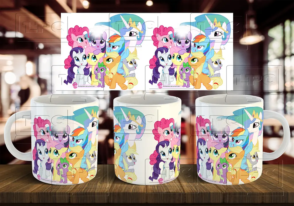 Чашка "My little pony" 330 мл Зелена