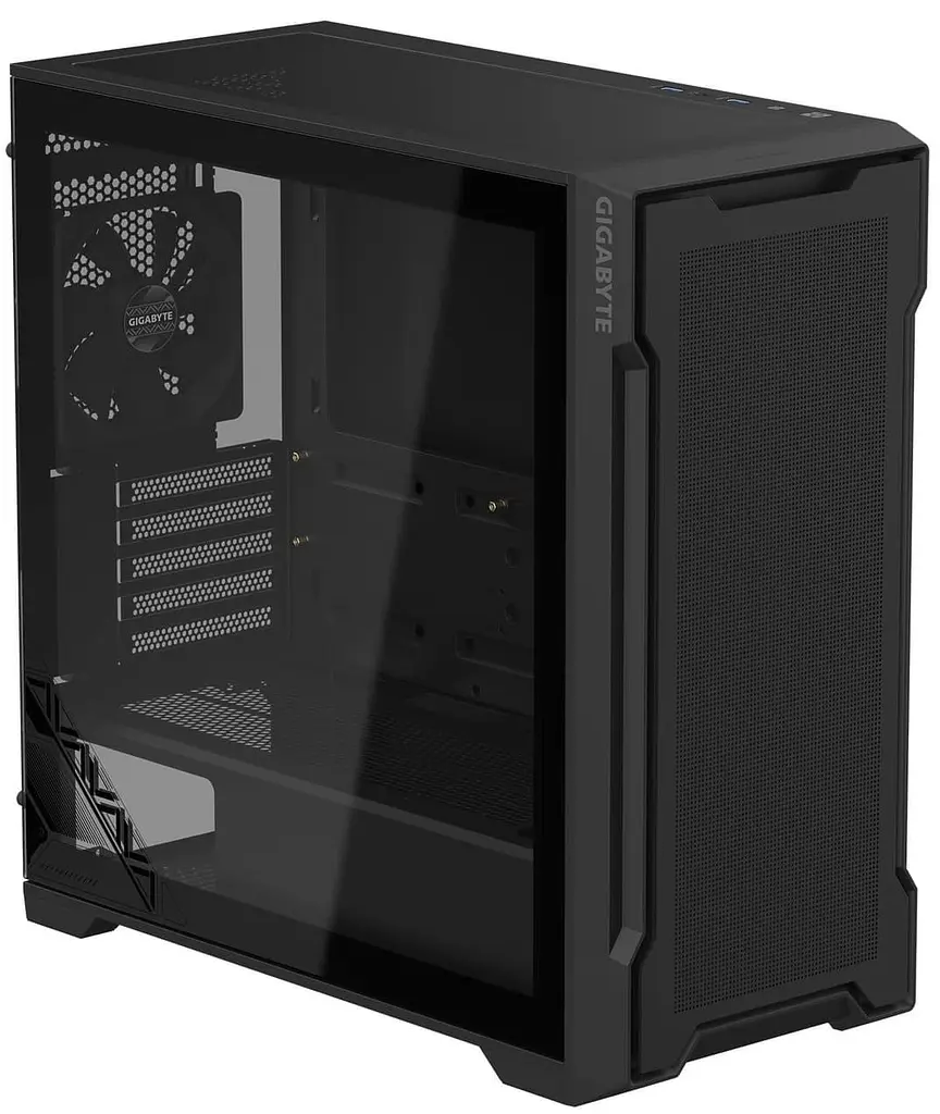 Корпус Gigabyte C102 Glass без БЖ Black (GB-C102G) Без БП - фото 3