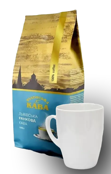Кава в зернах "Львівська Ранкова" 1 кг - фото 4