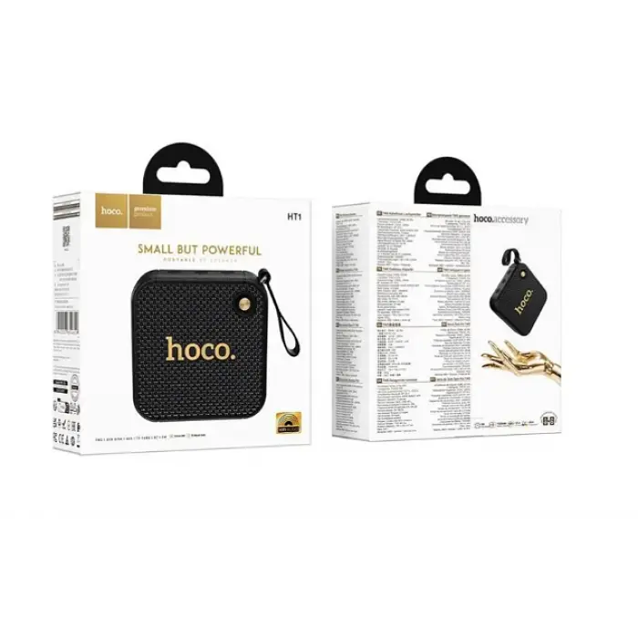 Портативная колонка с Bluetooth, 1500 мАч, HOCO HT1 Marquis / Мини колонка / Bluetooth колонка - фото 5