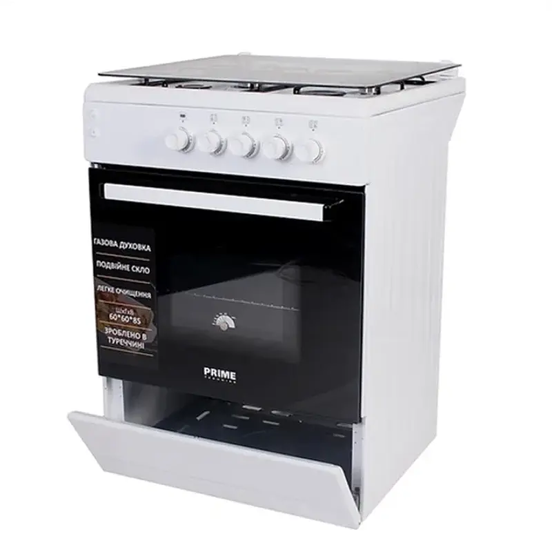 Газова плита PRIME Technics PSG 64017 W - фото 2