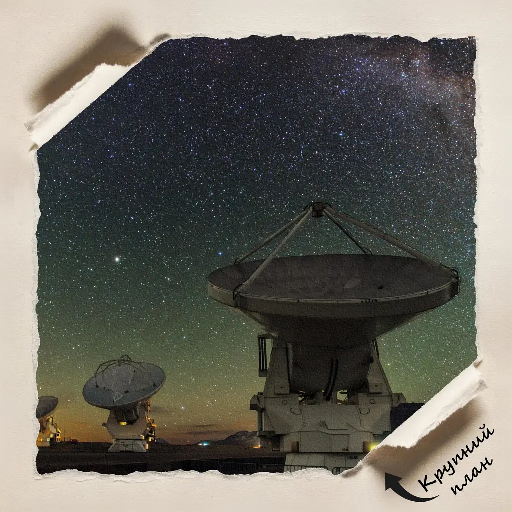 Інтер'єрна картина Телескоп ALMA, астрономія, космос, 60×43 см (id0565) - фото 5