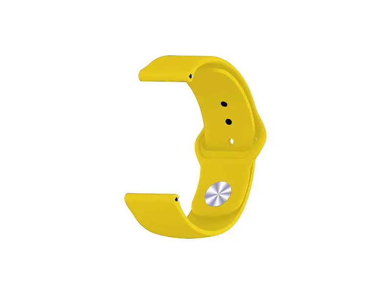 Ремінець BeCover Sport Band Yellow for Amazfit Bip / Amazfit Bip Lite / Amazfit Bip S Lite / Amazfit GTR 42mm / Amazfit GTS / Xiaomi TicWatch S2 / Xiaomi TicWatch E (706201) - фото 2