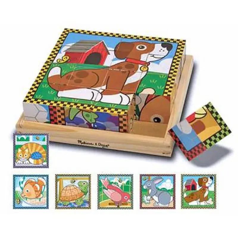 Кубики Melissa&Doug Домашні тварини (MD3771)