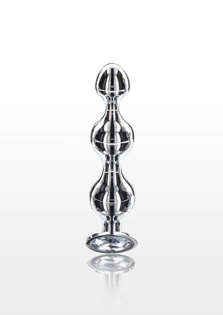Пробка анальна Toy Joy Medium Diamond Star Beads, 11.7х2.7 см - фото 2
