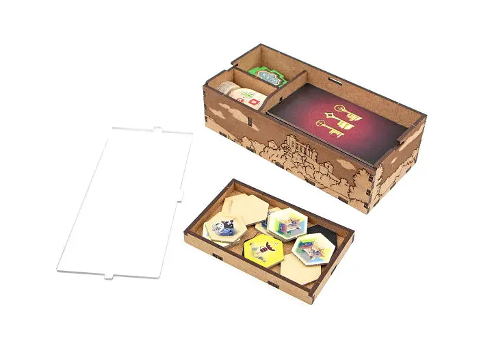 Органайзер Tower Rex Замки Бургундії Ювілейне видання + доповнення The Castles of Burgundy 20th Anniversary Edition + Expansions (5664) - фото 5