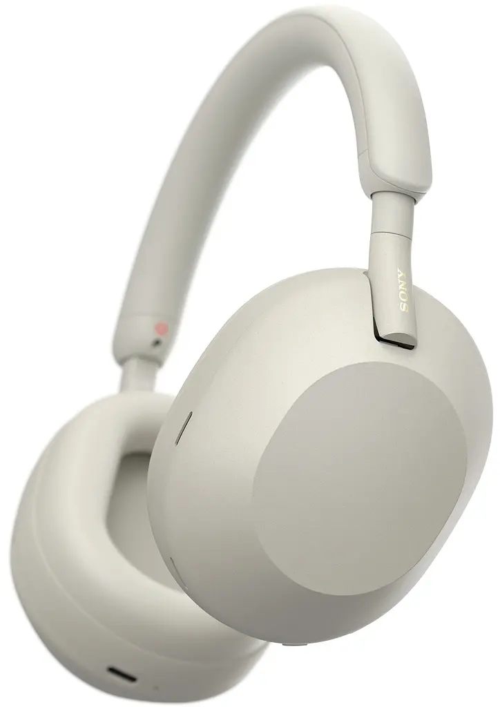 Навушники Over-ear Sony WH-1000XM5 BT 5.2 ANC Hi-Res AAC LDAC Wireless Mic Сріблястий (WH1000XM5S.CE7) - фото 2