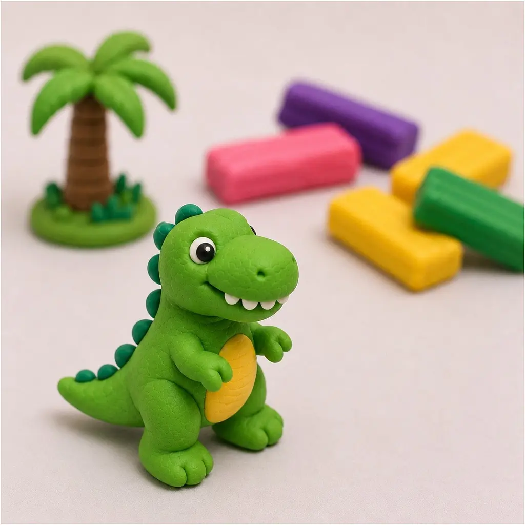 Пластилін Yes Jurassic World.Kids 8 кольорів 160 г (540728) - фото 6