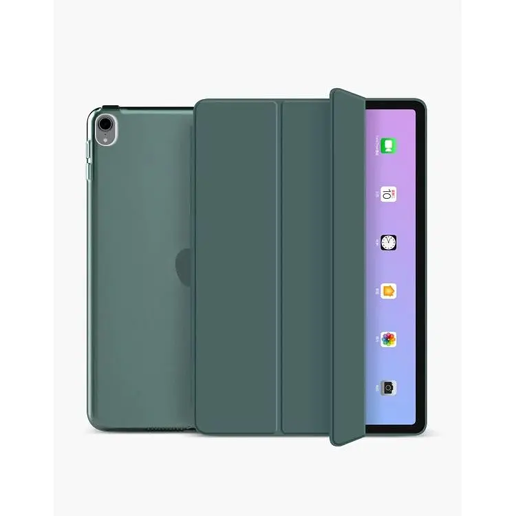 Чохол-книжка BeCover Tri Fold Hard для Apple iPad mini 6 2021 Dark Green (706854) - фото 2