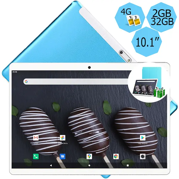 Планшет-телефон Hoozo S 232 LTE 2/32 4G Blue - фото 2