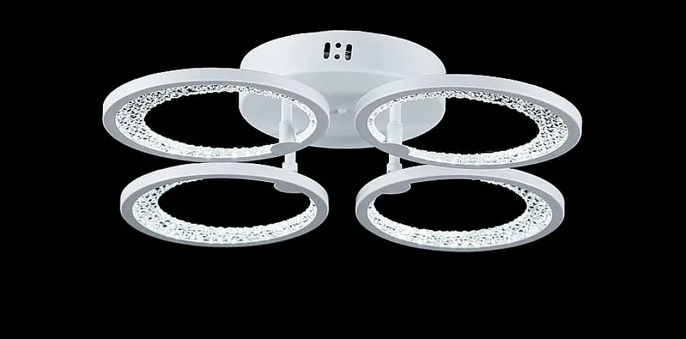 Люстра потолочная LED Splendid Ray L2930/4, 80W, белый, металл, акрил, современный стиль, с пультом, димер - фото 2