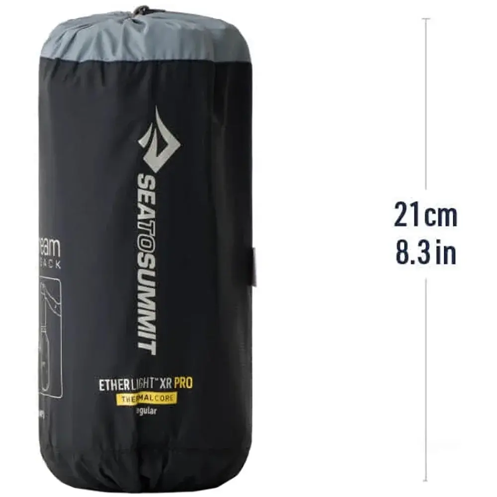 Килимок надувний Sea To Summit Ether Light XR Pro Insulated ASC Mat Regular Pirate Black - фото 2