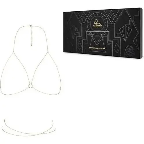 Ланцюжок портупея Bijoux Indiscrets Magnifique Bra Chain - Gold - фото 4
