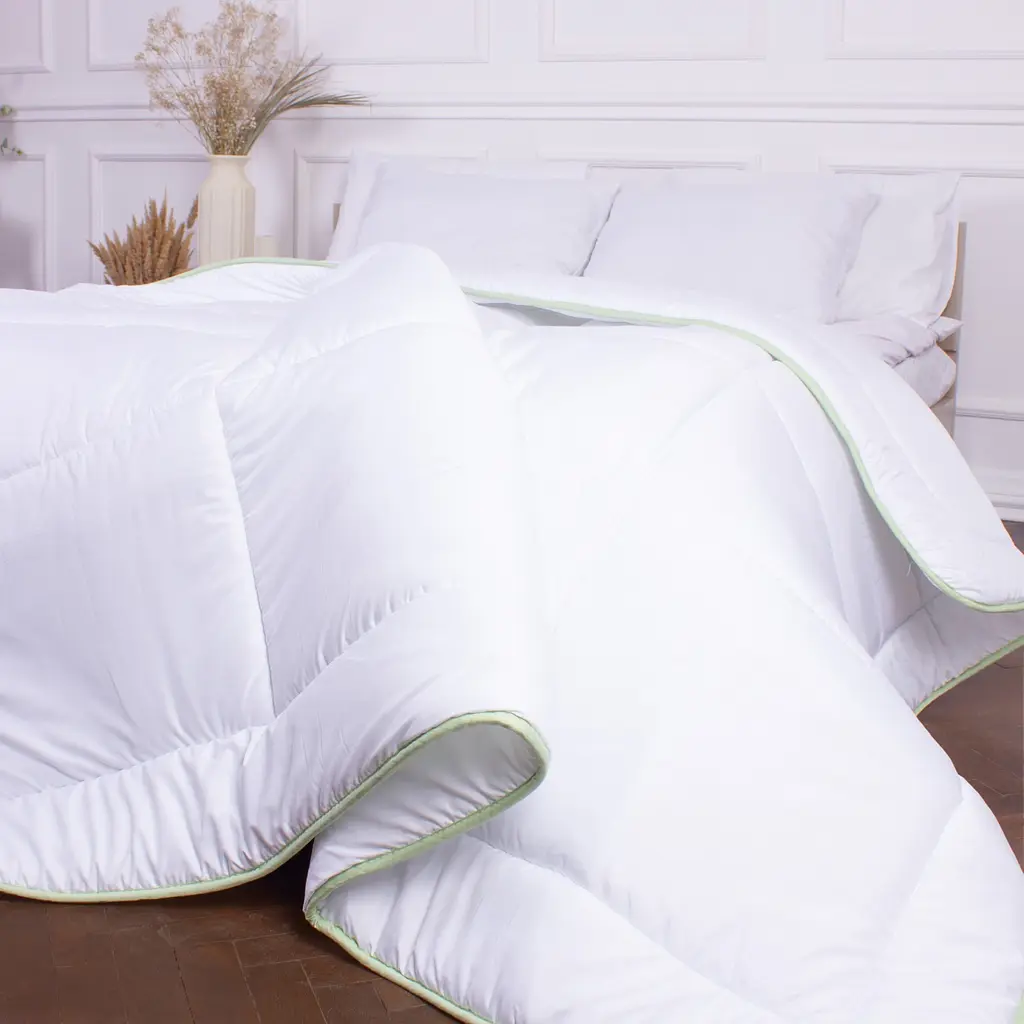 Ковдра дитяча MirSon EcoSilk №003 антиалергенна зимова 110x140 см біла (8062589) - фото 5