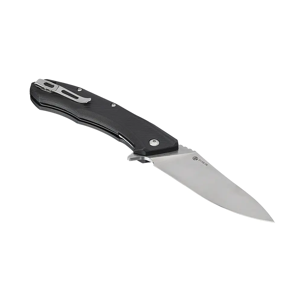 Ніж складаний туристичний Ruike D198-PB, (9.8 см) 8Cr13Mov / PA66 GF-35 чорний - фото 5