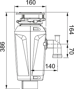 Измельчитель пищевых отходов Franke Elite Slimline 100 (134.0715.095) - фото 2