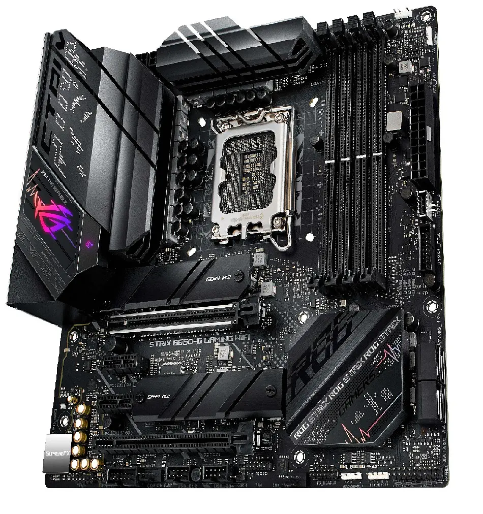 Материнская плата ASUS ROG STRIX B660-G GAMING WIFI (ROG STRIX B660-G GAMING WIFI) (Socket 1700, Intel B660, Micro-ATX) Б/у - фото 4