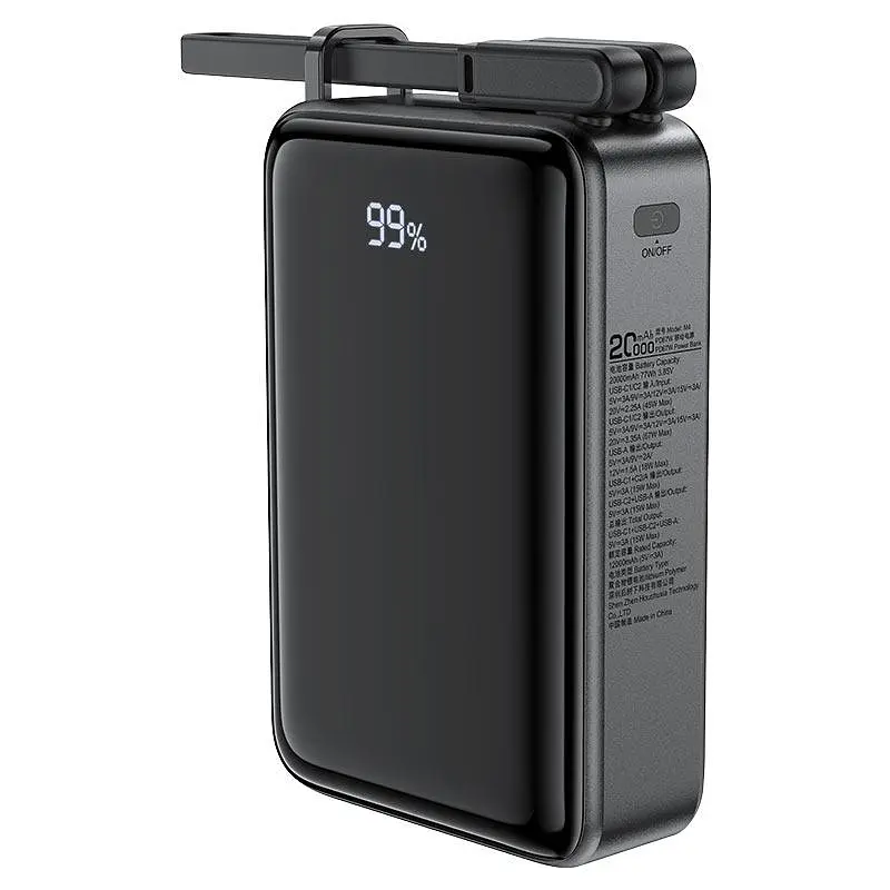 Зовнішній аккумулятор ACEFAST M4 PD67W power bank 20000mAh чорний