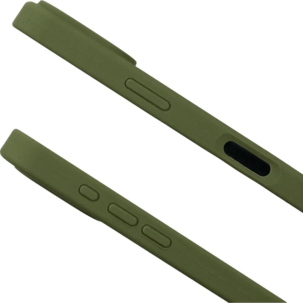 Чохол Silicone Case для Apple iPhone 16 Pro Dark Olive AA [115022] - фото 3