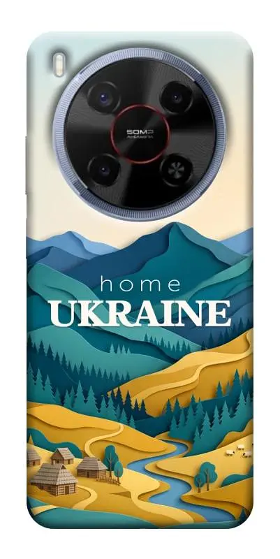 TPU чохол Demsky Ukraine home для ZTE Nubia V70 Max
