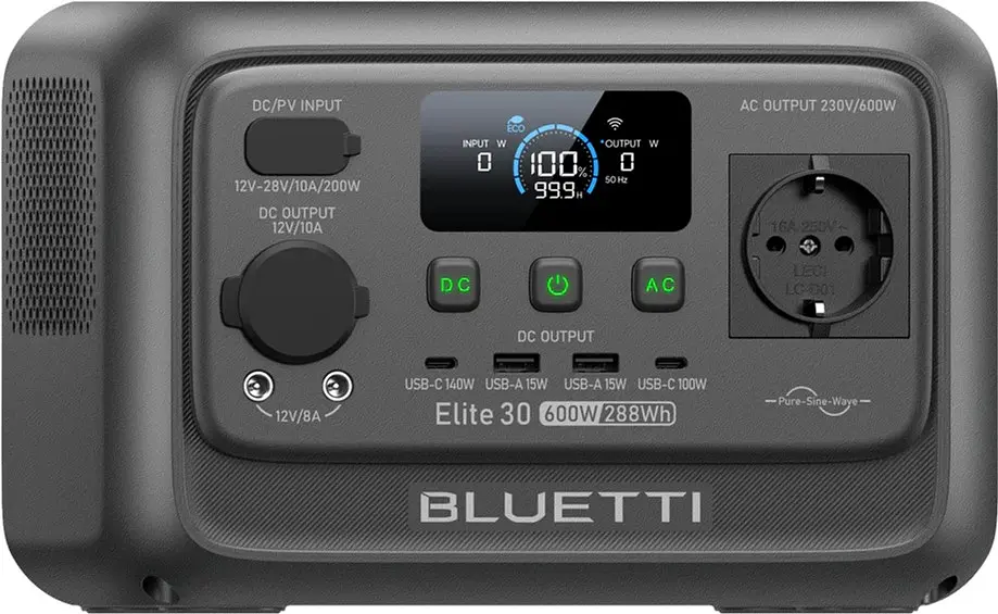 Зарядная станция Bluetti Elite 30 V2 / 600 Вт / 288 Вт/год / LiFePO4 (PB931514) - фото 2